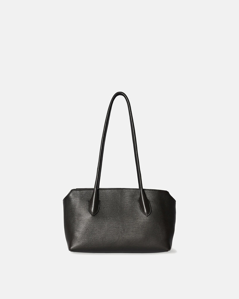 The Row Small Terrasse Bag in walnut shadow